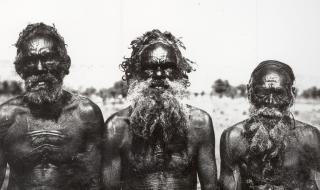 Three Arrarnta men